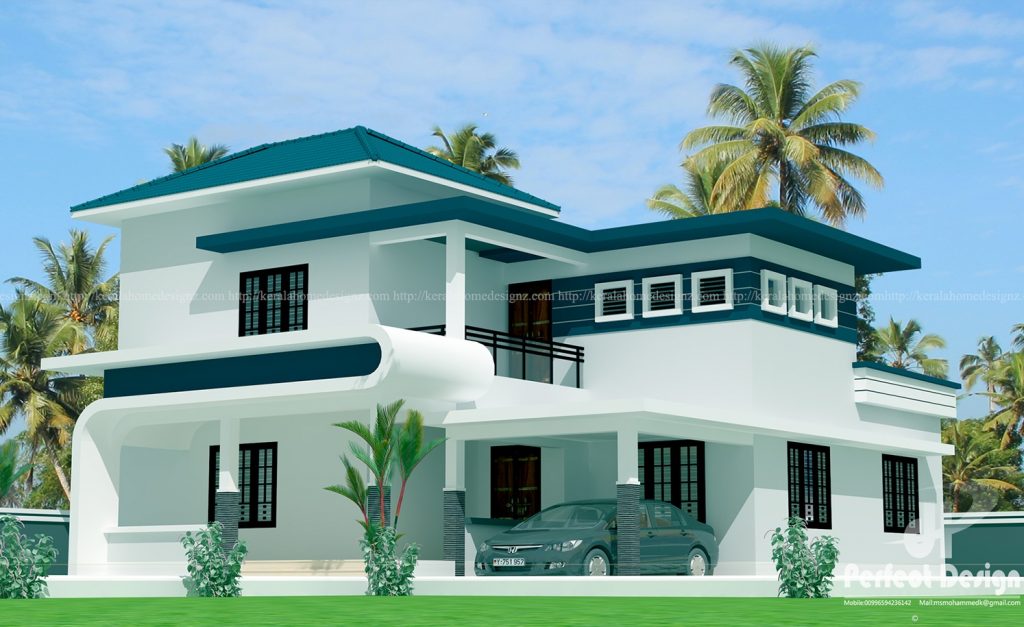 4bhk bedroom mixed roof home design Everyone Will Like ...