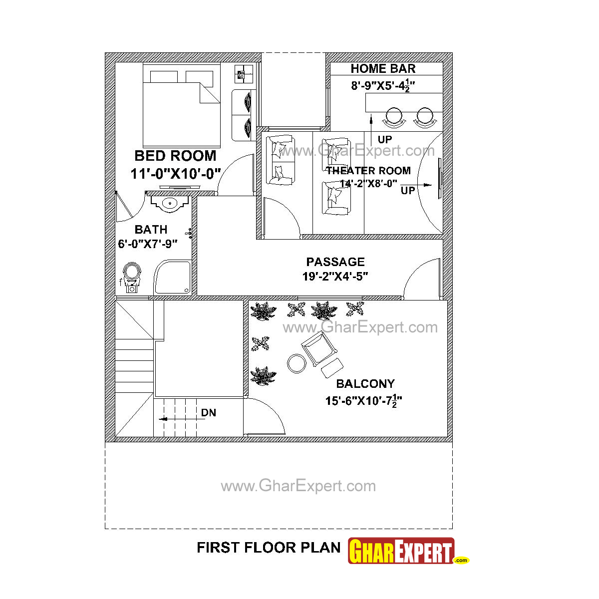 House Plan For 27 Feet By 37 Feet Plot Everyone Will Like Acha Homes House Plan For 27 Feet By 37 Feet Plot Everyone Will Like Acha Homes