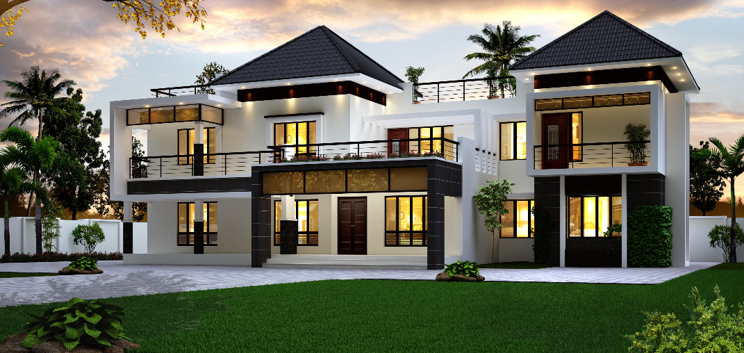 Top 10 beautiful exterior designs everyone will like Homes in kerala