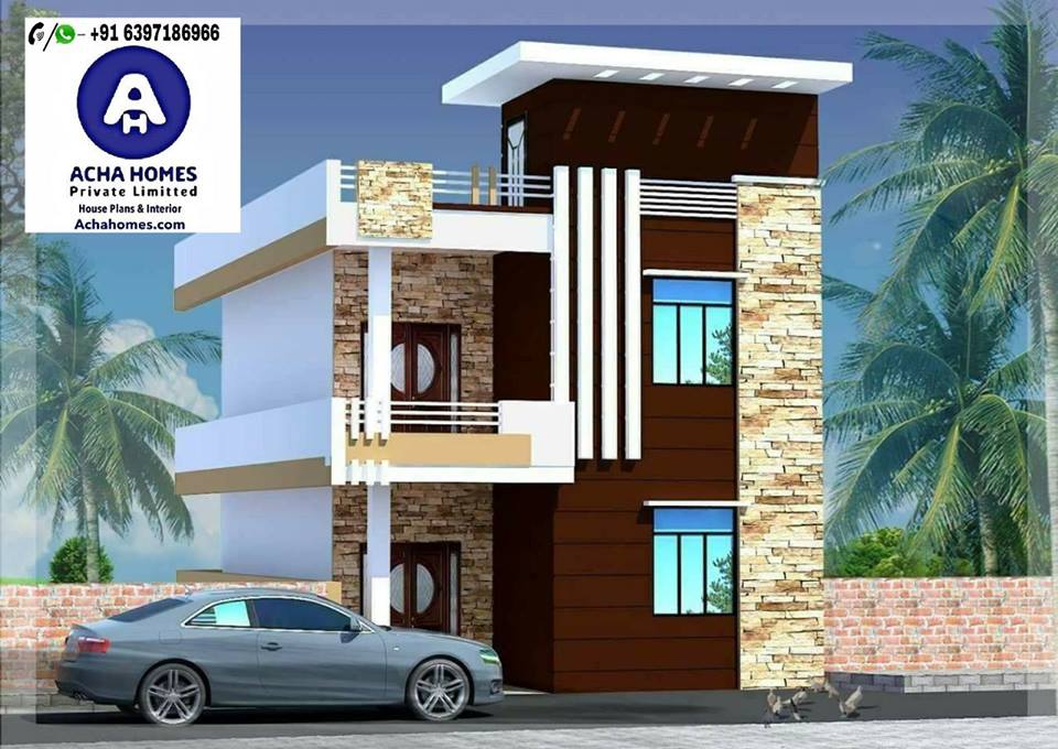 25 feet by 60 modern home plan with 4 bedroom