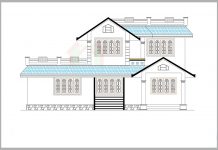 Home plans for a 1600 sq.ft 3BHK home