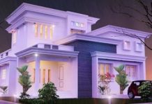 1570 Sq Ft Contemporary beautiful Double Floor Home Design