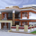 3350 Sqft Contemporary Double Storied Home With Plan