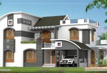 1670 Square Feet Double Floor Contemporary Home Design