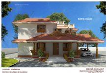 2349 Square Feet Double Floor Contemporary Home Designs