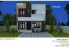 1378 Square Feet double Floor modern Home Design below 20 lacs