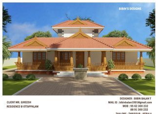 2337 Square Feet Double Floor Contemporary Home Designs