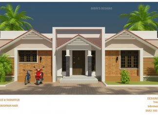 MODERN HOME PLAN BELOW 19 LAKHS WITH PLAN