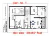30 feet by 50 feet Home Plan Everyone Will Like