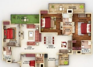 FOUR BEDROOM MODERN PLAN EVERYONE WILL LIKE