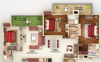 FOUR BEDROOM MODERN PLAN EVERYONE WILL LIKE