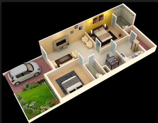  1000  square  feet  modern Home  Plan  Everyone Will Like 