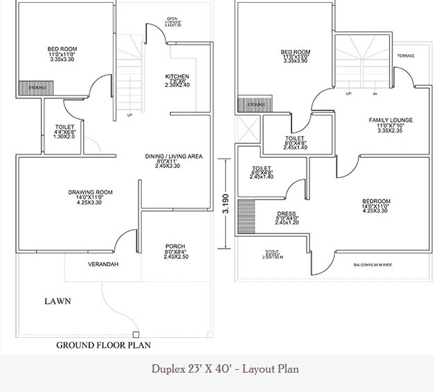 23 Feet By 40 Feet Home Plan Everyone Will Like Acha Homes