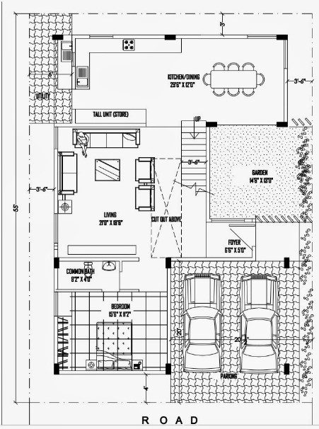 40 Feet By 50 Feet Home Plan Everyone Will Like Acha Homes