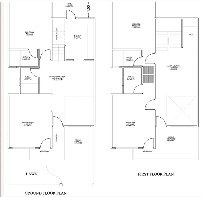 30x60 house design plan north facing best 1800 sqft plan. 