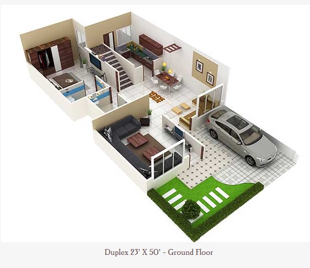 23 feet by 50 feet Home Plan Everyone Will Like Acha Homes