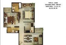 “900 Square Feet Single Floor Traditional Home Design