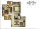 “900 Square Feet Single Floor Traditional Home Design