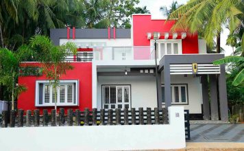 2327 Square Feet Double Floor Contemporary Home Design