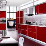 red-kitchen-cabinets