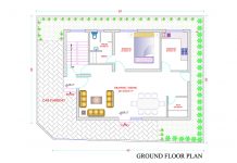 36 feet by 50 feet Beautiful Home Plan