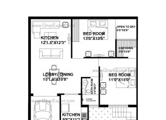 House Plan for 33 Feet by 40 Feet plot Everyone Will Like