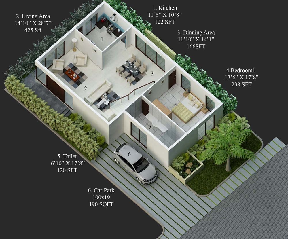 30 feet by 40 North Facing Home plan Everyone Will Like | Acha Homes