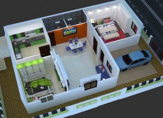 36 feet by 55 West Facing Home Plan Everyone Will Like