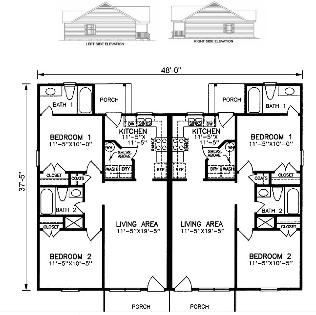 Multi Family House Plan Everyone Will Like Acha Homes multi-family-house-plan-everyone-will-like-acha-homes