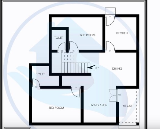 30 Feet By 32 Single Floor Modern Home Design Acha Homes