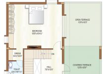 45 feet by 45 Modern Home plan