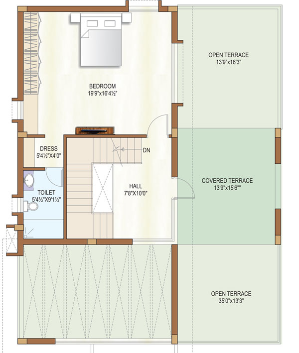45 Feet By 45 Modern Home Plan Acha Homes 45 Feet By 45 Modern Home Plan Acha Homes