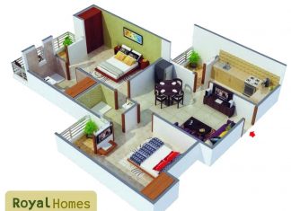1000 Square Feet Home Plan With 2 Bedrooms Everyone Will Like