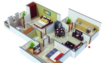1000 Square Feet Home Plan With 2 Bedrooms Everyone Will Like