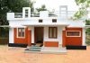 1250 square feet Kerala House Plan With Two Bedrooms