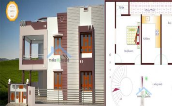40 feet by 60 duplex House plan