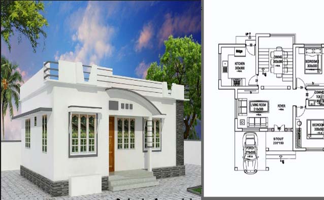 900 Sq Ft 2bhk New House Plan Sg