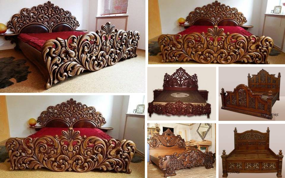 Unique Handmade Wooden Bed Frame Decor You Will Love ...