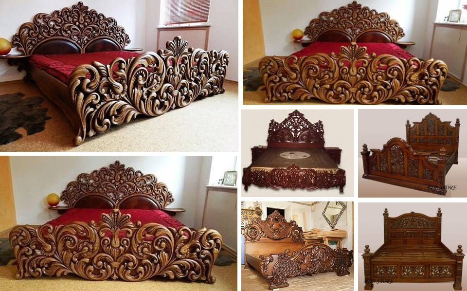 Unique Handmade Wooden Bed Frame Decor You Will Love ... Unique Handmade Wooden Bed Frame Decor You Will Love ...