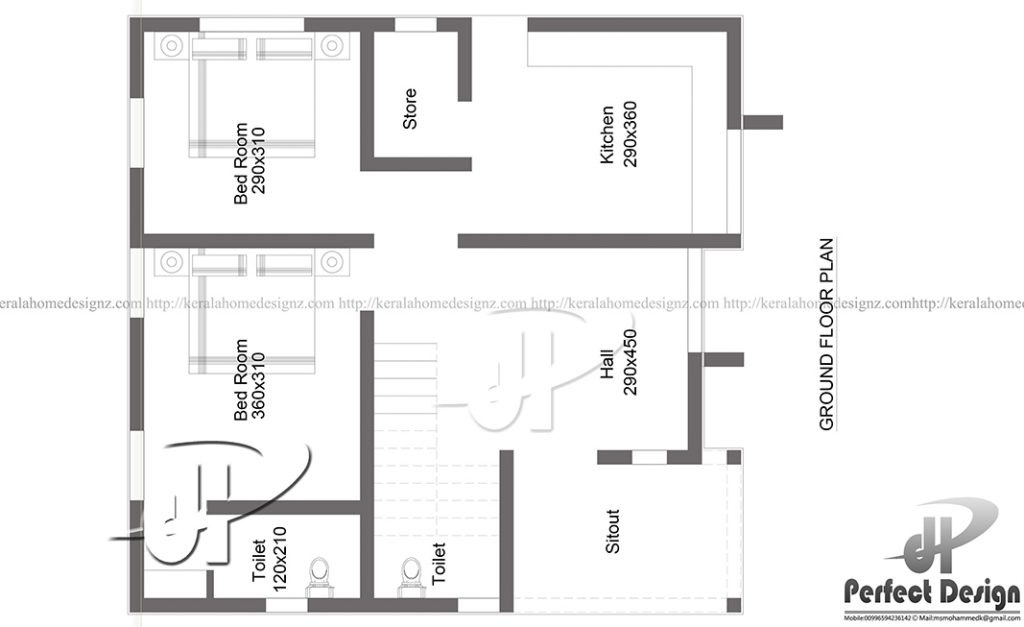 Indian style house  plan  700  Square  Feet  Everyone Will Like 