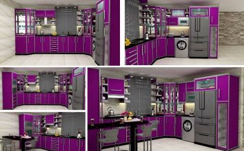 Top 5 Glossy Purple kitchen Cabinets Everyone Will Like