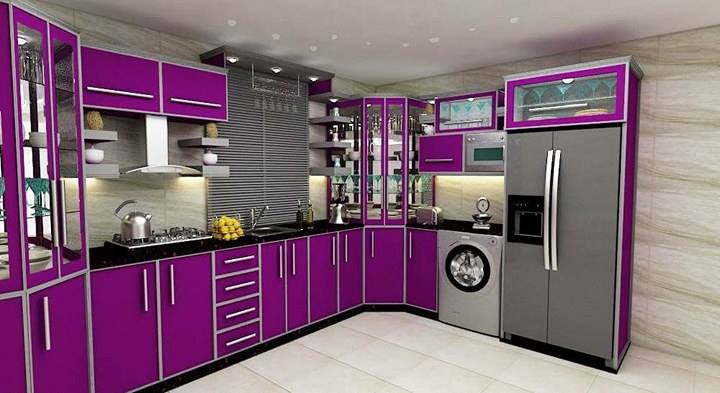 Featured image of post High Gloss Purple Kitchen Cabinets - Kitchen cabinet factory kitchen cabinet high gloss modern kitchen furniture modular lacquer kitchen cabinet.