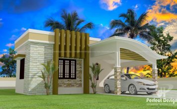 1000 Square feet Modern Kerala Home With 2 bedrooms