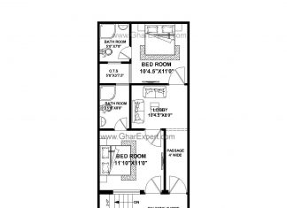 17X45 House Plan For Sale Contact The Engineer