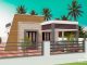 733 Square Feet House Plan with 2 Bedrooms