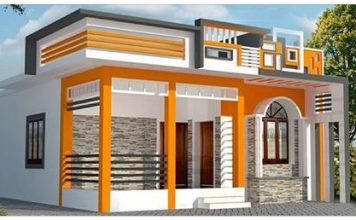 700 Square Feet Home Plan with Two Bedrooms