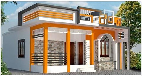  700  square  feet  Home  Plan  With Two Bedrooms Acha Homes