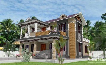 1764 Square Feet Beautiful Home Plan with 4 bedroom