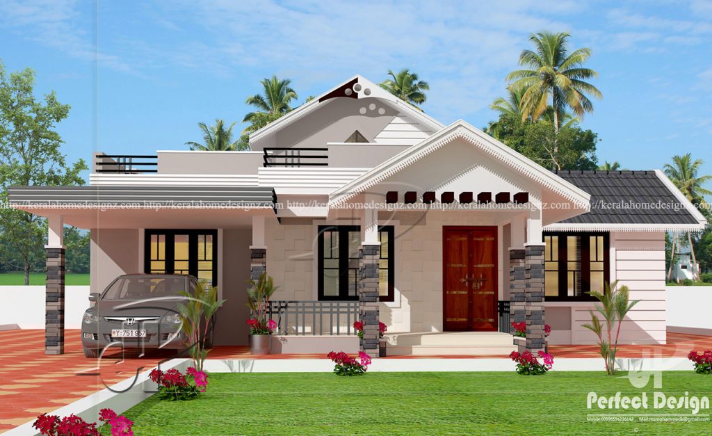 One Storey House Design with Roof Must See This  Homes in kerala, India