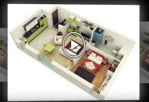 Top 15 One Bedroom Stylish Home Design with Floor Plan